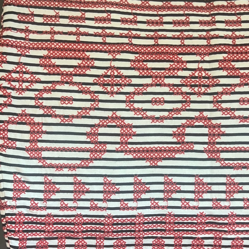 THML Red & White Stitched Patterned Women's Mini … - image 3